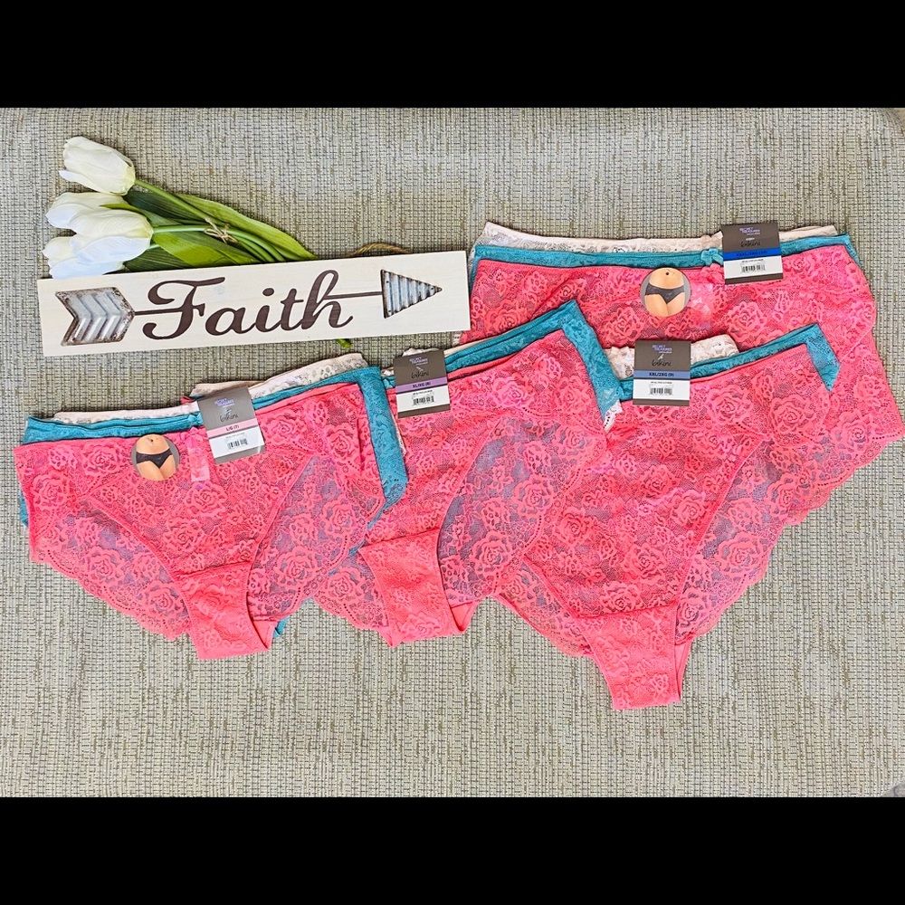 3PK All Over Lace Bikini